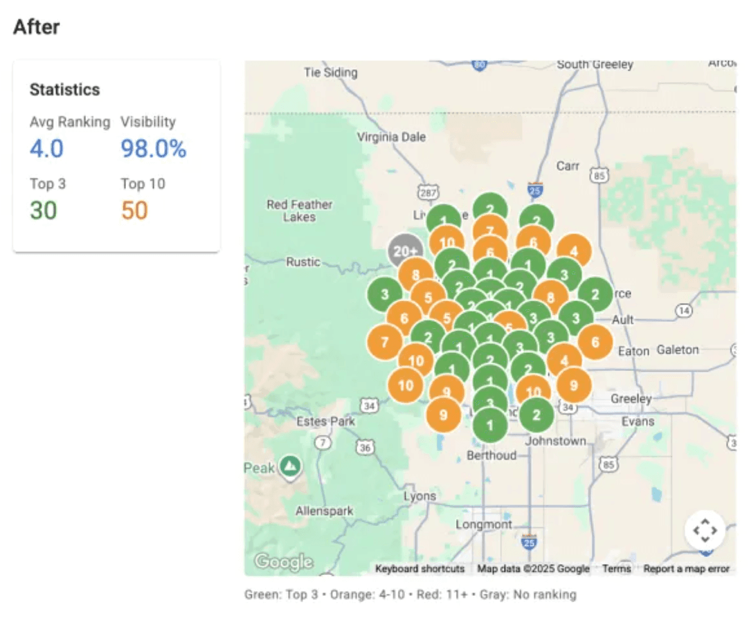 Nigerian Restaurant map pack after